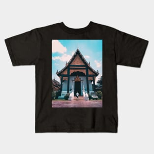 Chiang Mai streets - Temple Kids T-Shirt